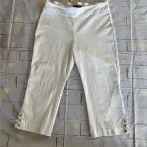 Counterparts White Slim Pull-On Pants – Size 12